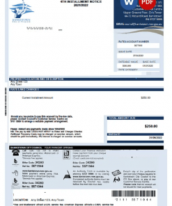 Grenada Republic bank statement Excel and PDF template