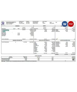 USA school employee sheet template in Word and PDF format