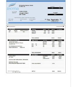 USA retail company employee sheet template in Word and PDF format