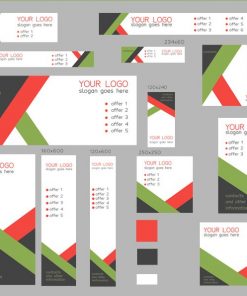 # flex metric editable banner template set of 13 PSD