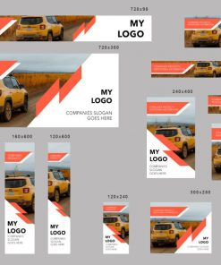 # road grade editable banner template set of 13 PSD