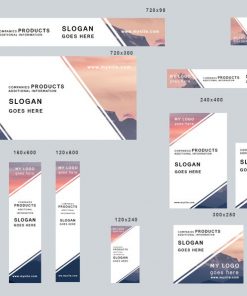# panorama box editable banner template set of 13 PSD