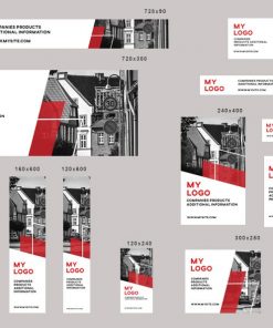 # newwell editable banner template set of 13 PSD