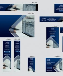 # modern inspiration editable banner template set of 13 PSD