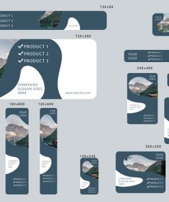 # just explore editable banner template set of 13 PSD