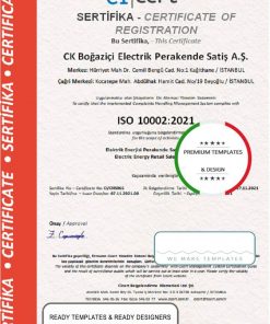 Turkey Cicert certificate template in Word and PDF format, fully editable