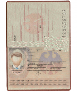 Germany Passport Psd Template V1&V2 (Multi Version)