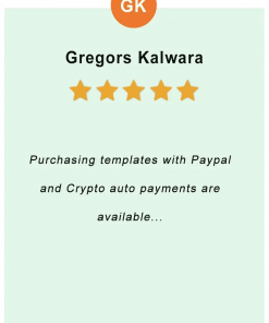 Gregors Kalwara - feedback of our valued customer