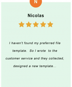 Nicolas - feedback of our valued customer
