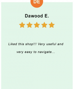 Dawood E. - feedback of our valued customer