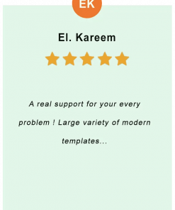 El. Kareem - feedback of our valued customer