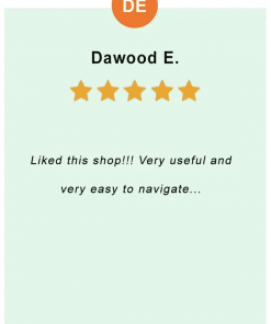 Dawood E. - feedback of our valued customer