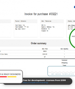 USA Samsung invoice template in Word and PDF format, fully editable