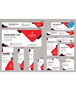 # fresh spectra editable banner template set of 13 PSD