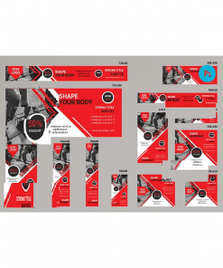 # lift hause editable banner template set of 13 PSD