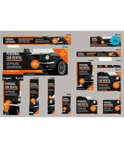 # motor horizon editable banner template set of 13 PSD