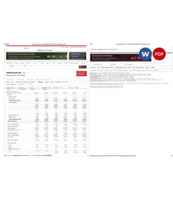 United Kingdom United Bank Ltd (UBL) bank incoming statement, Word and PDF template, 2 pages