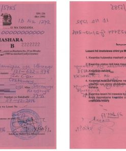 TANZANIA business registration license PSD template
