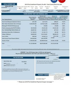 USA COOK COUNTRY ELECTRONIC BILL utility bill Word and PDF template